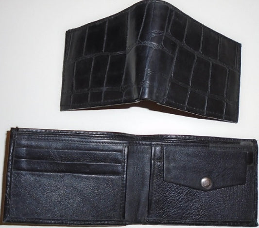 Black Skin Desigh Leather Wallets