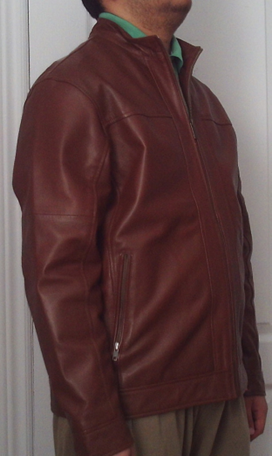 Light Brown Leather Jacket