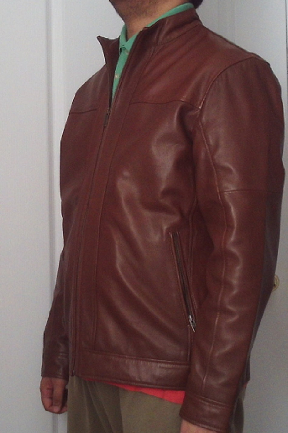 Light Brown Leather Jacket