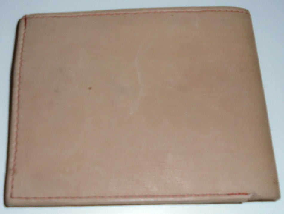 Light Brown Plain Leather Wallet